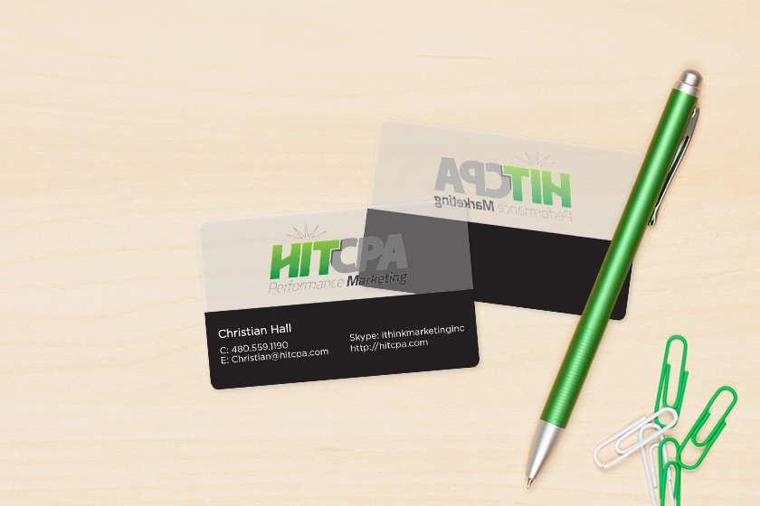 HITCPA Performance Marketing Business Cards