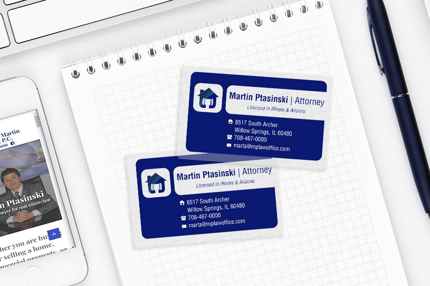 Martin Ptasinski Law Office Business Card