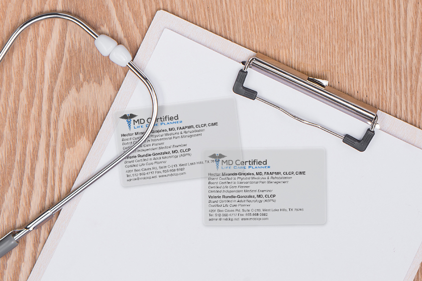 MD Certified Life Care Planner Business Cards