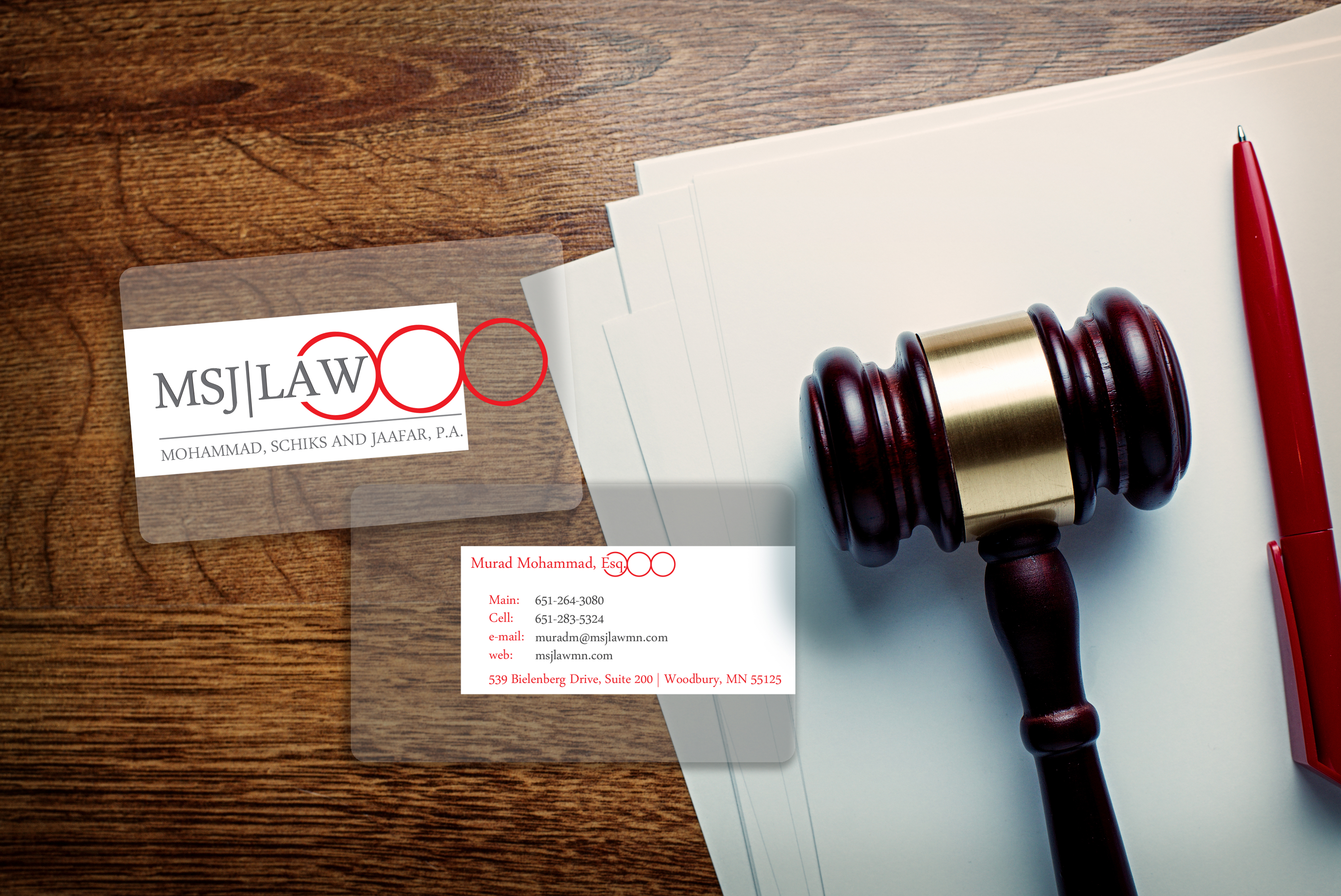 MSJ Law Business Cards