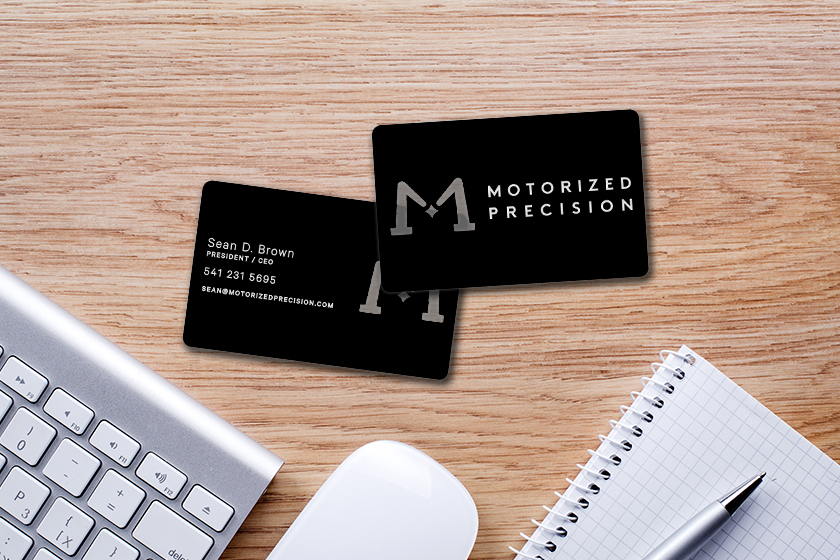 Motorized Precision Business Cards