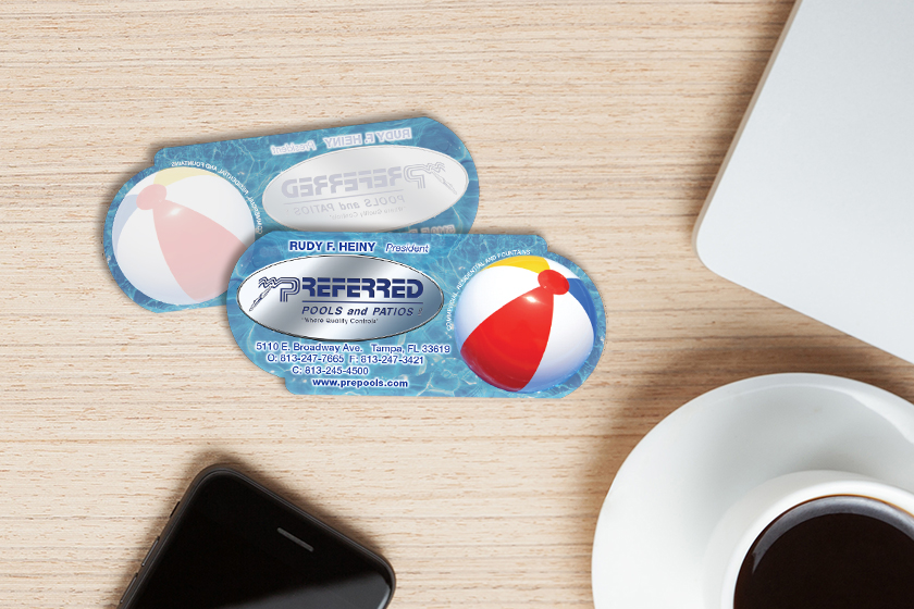 Preferred Pools and Patios Business Cards