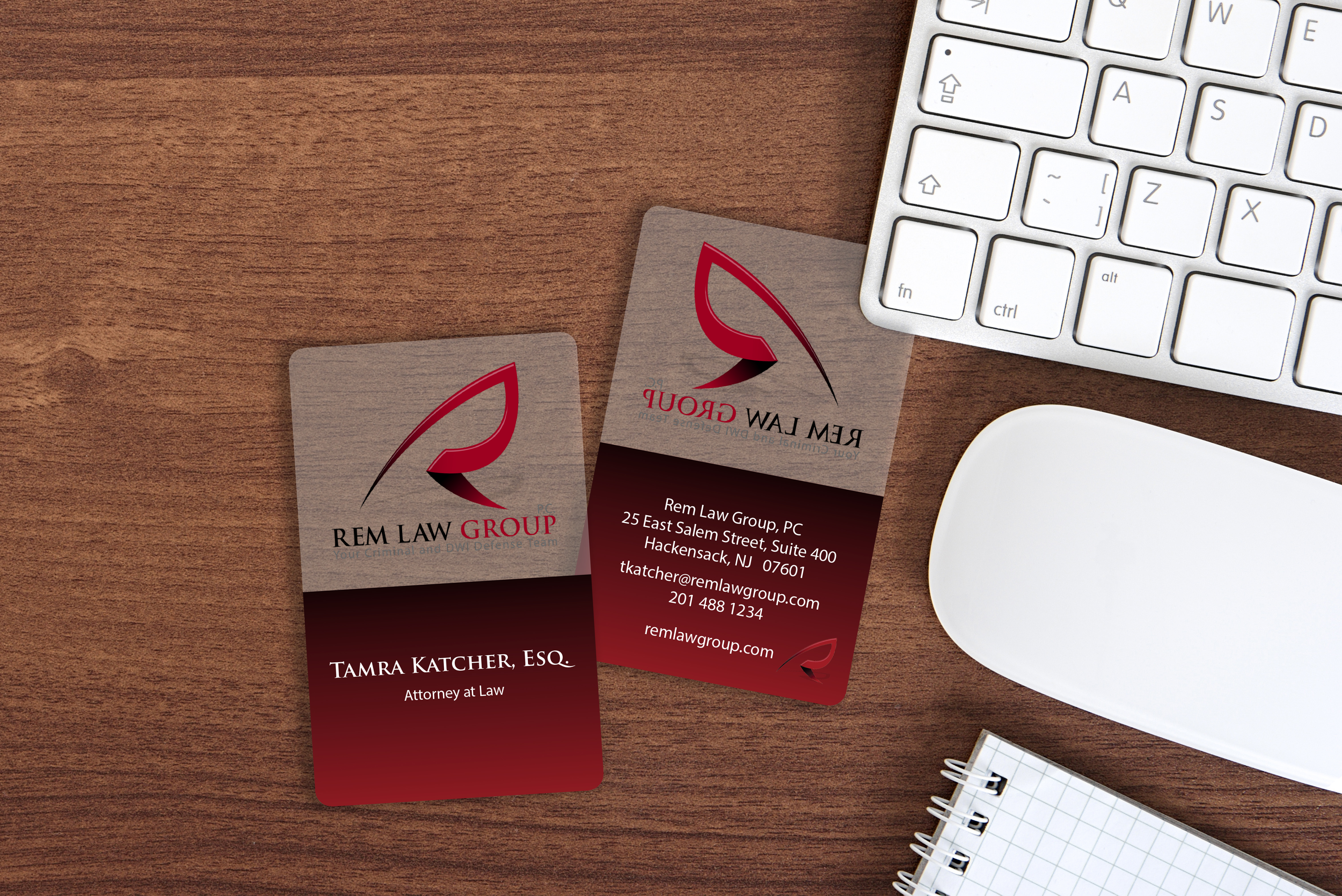 Rem Law Group Attorney Business Cards