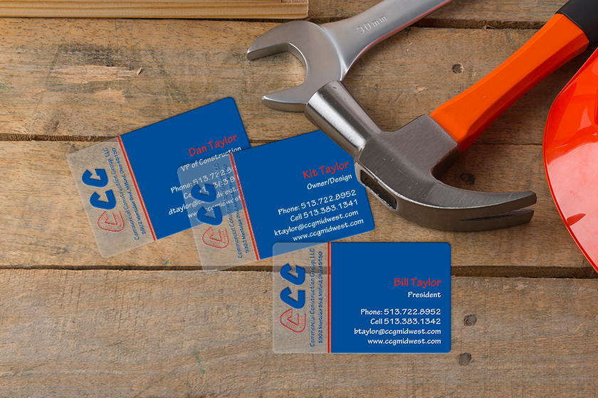 CCG Commercial Construction Group Business Card