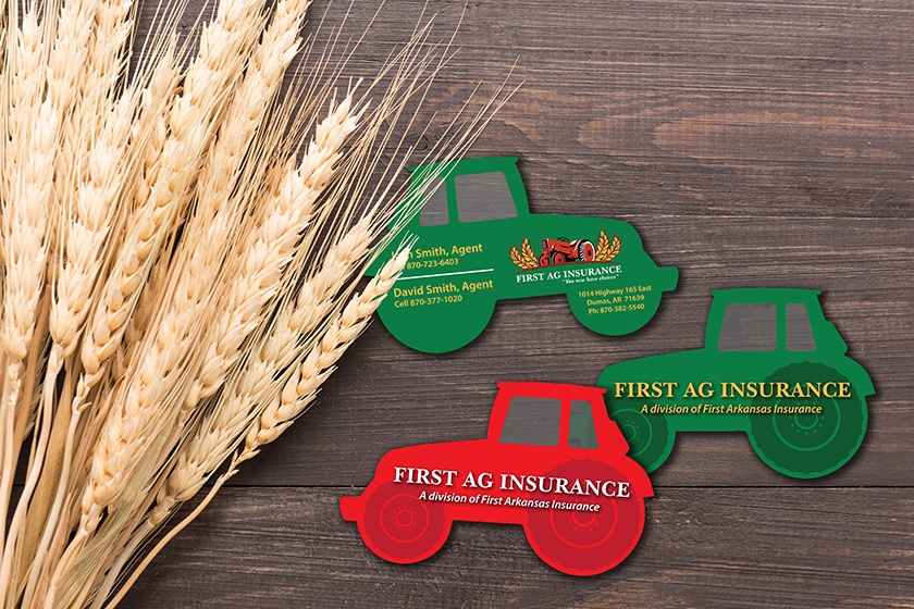 First Ag Insurance Tractor Business Card
