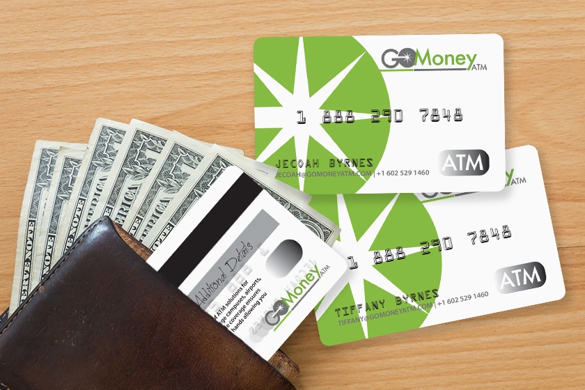 GoMoney ATM Embossed Business Card