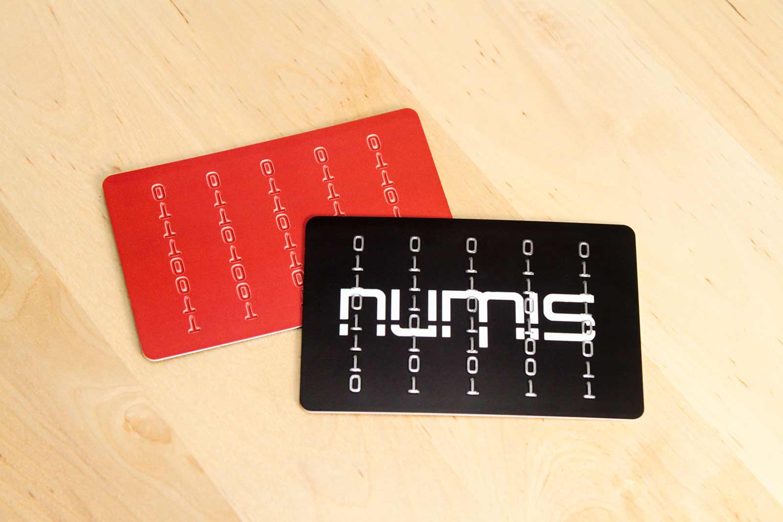 Numis Embossed Cards