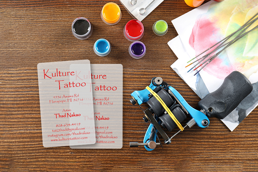 Kulture Tattoo Business Cards