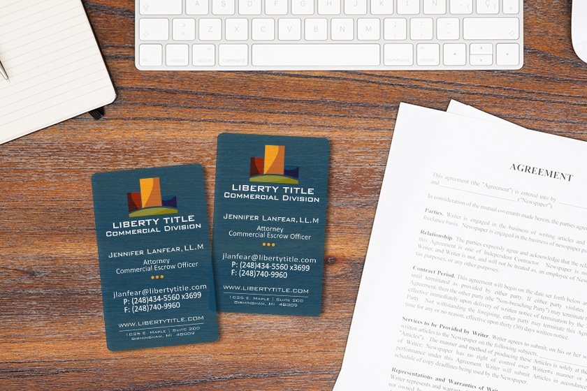 Liberty Title Attorney Business Card