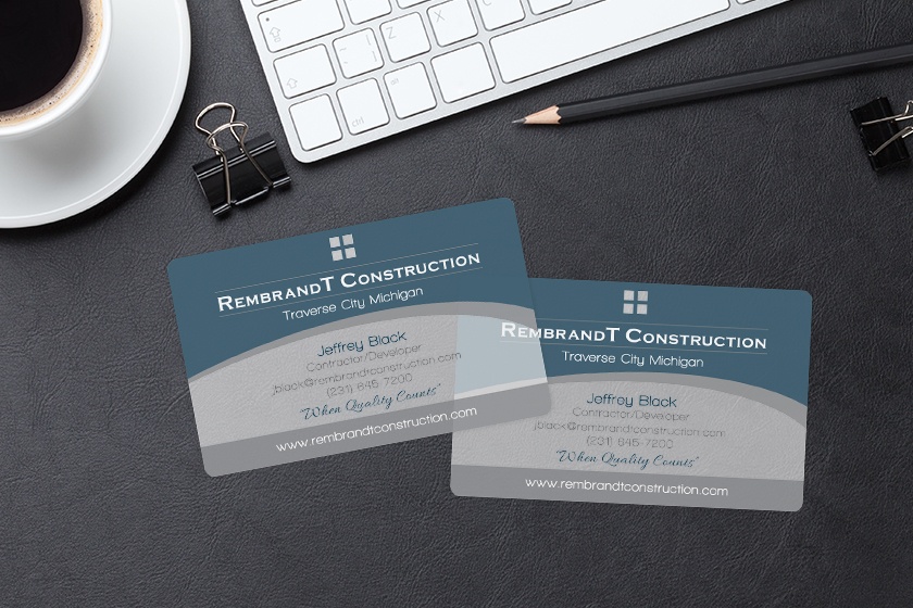 Rembrandt Construction Business Cards