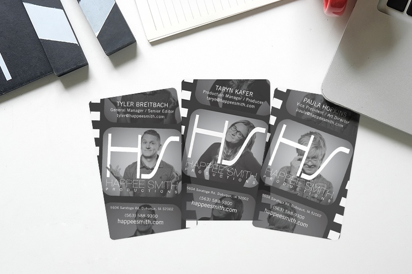 Happee Smith Productions Business Cards