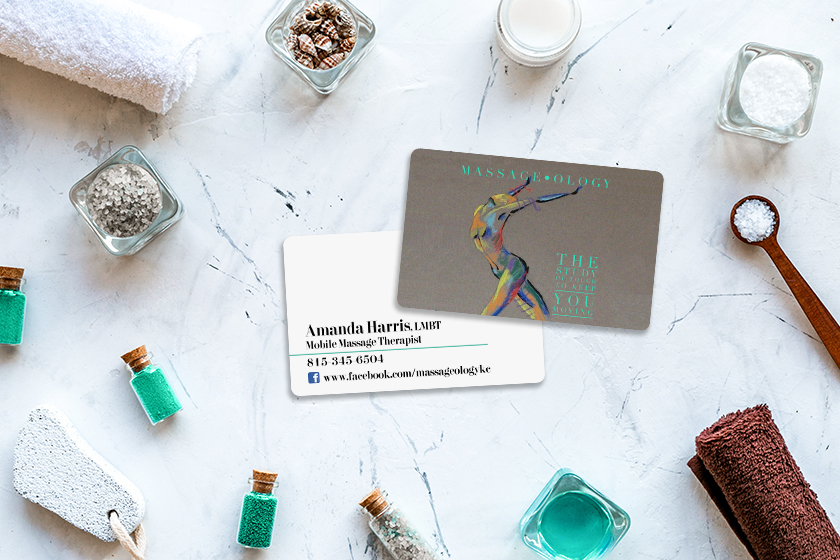 Massage-ology Business Cards