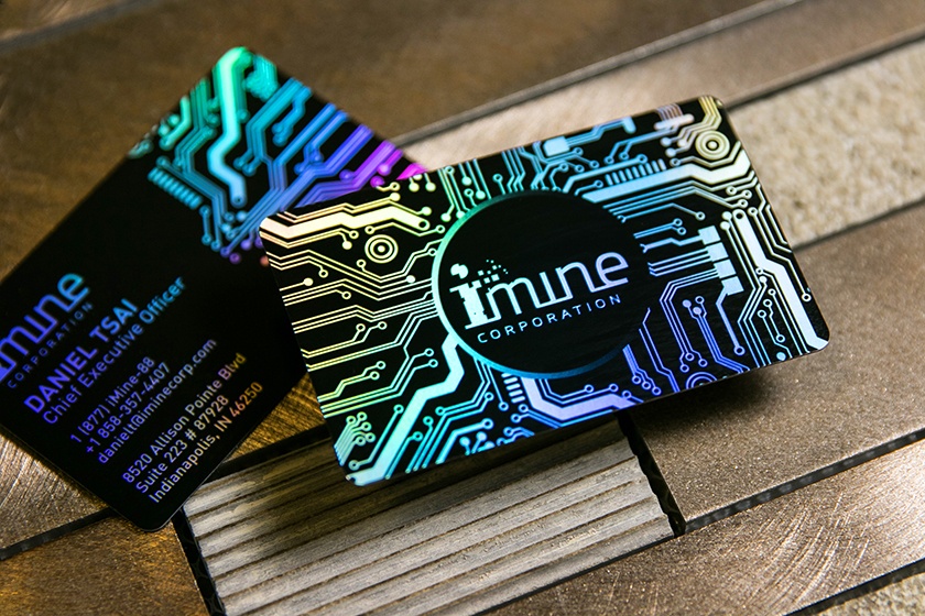 Imine Corporation Platinum Business Cards