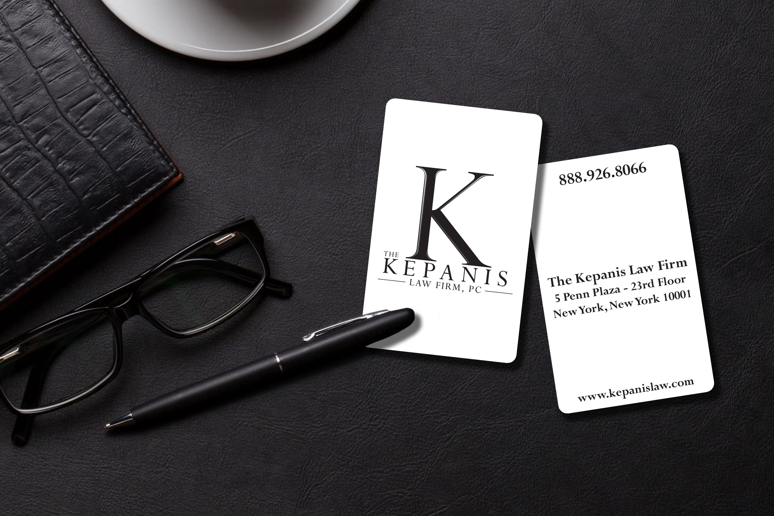 The Kepanis Law Firm Business Cards