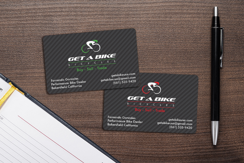 Get a Bike Business Cards