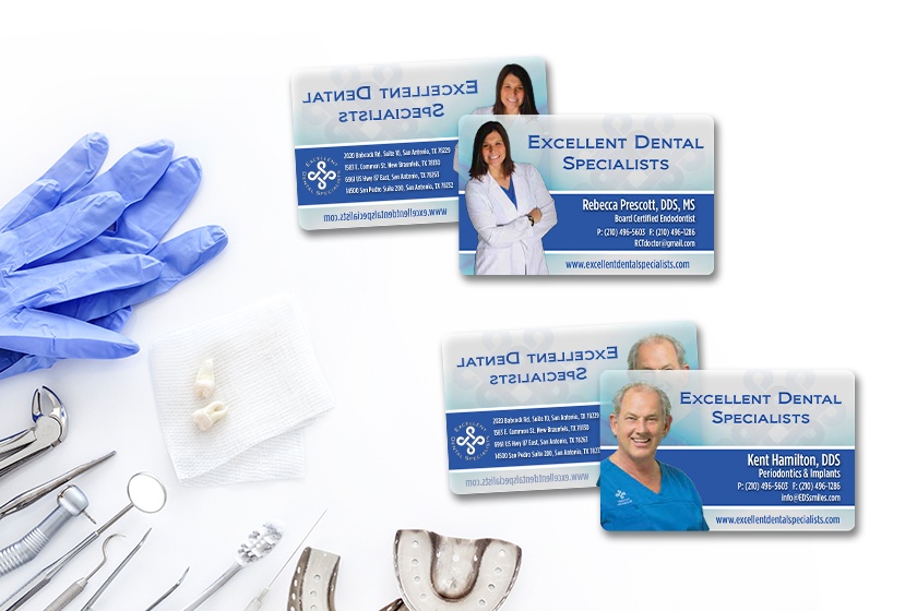 Excellent Dental Specialist Business Cards