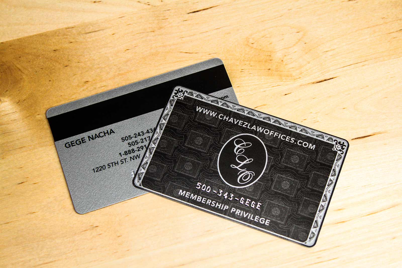 Chavez Law Offices Membership Card