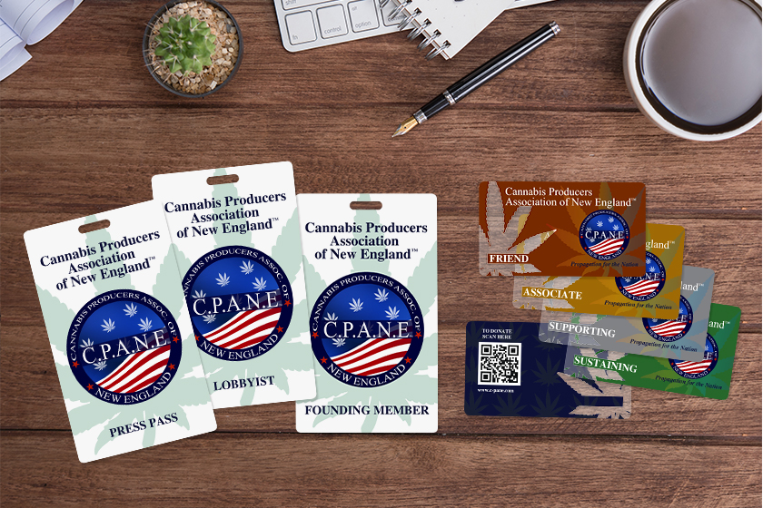 Cannabis Producers Association of New England Event Badges and ID Cards
