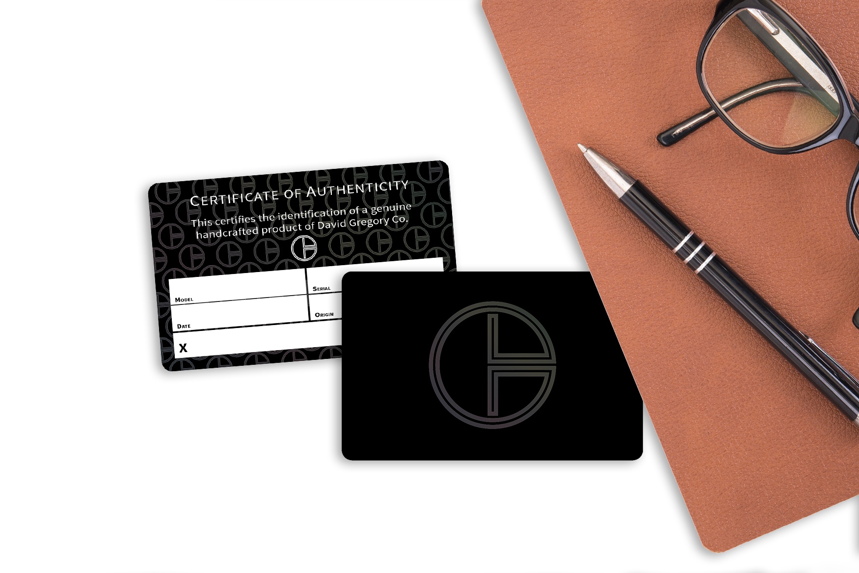 David Gregory Co. Certificate of Authenticity Cards