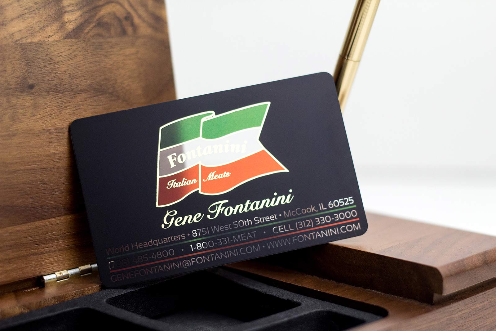 Fontanini Italian Meats Business Cards