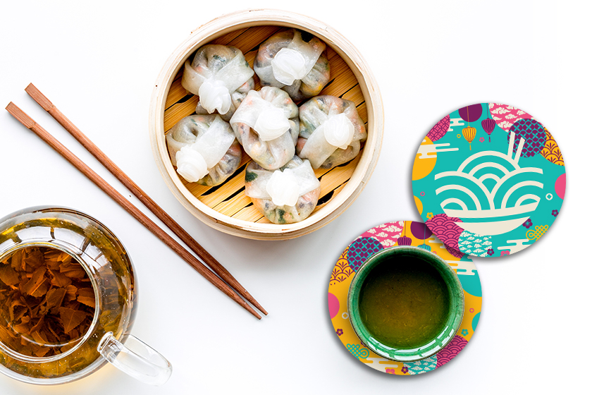 Zenbowl Restaurant Coasters
