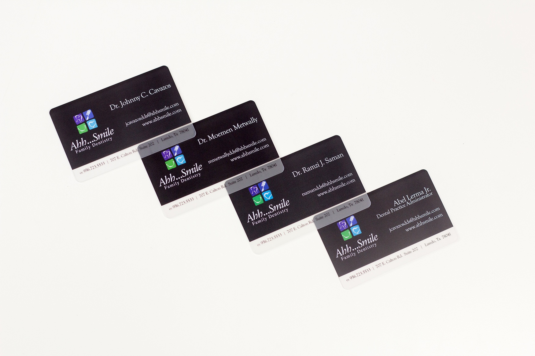 Ahhâ€¦Smile Family Dentistry Business Cards