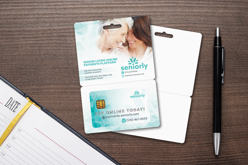 Seniorly Payment Platform Rack Cards