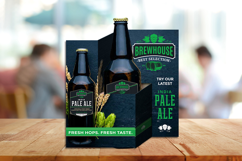 Brewhouse Bottle Holder Marketing Piece