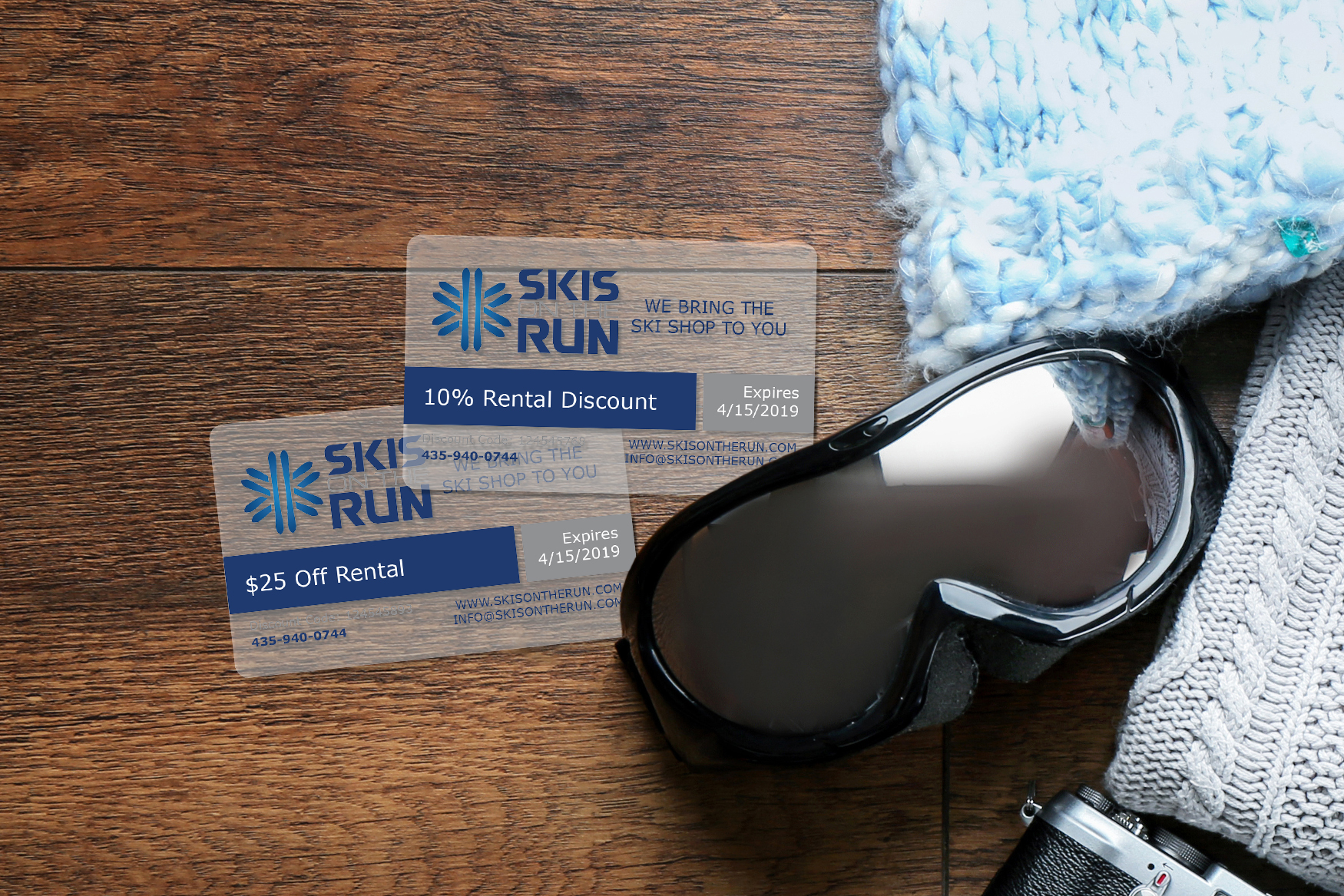 Skis on the Run Discount Cards