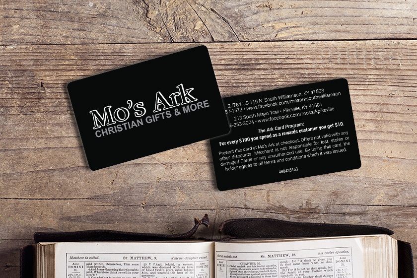 Mo's Ark Christian Gifts & More Discount Card
