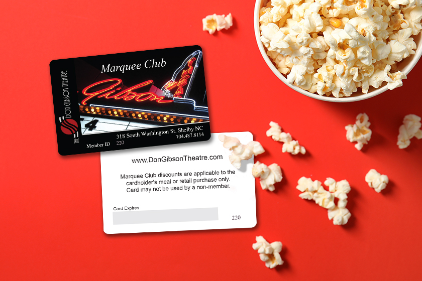Don Gibson Theatre Membership Cards