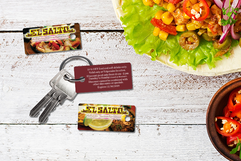 El Salto Mexican Restaurant Discount Key Tags