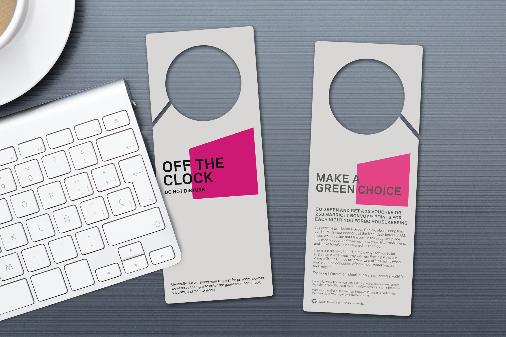 Aloft Hotel Door Hangers