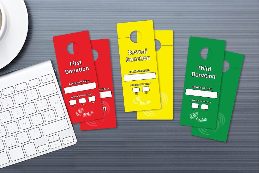 Custom Door Hangers for BioLife