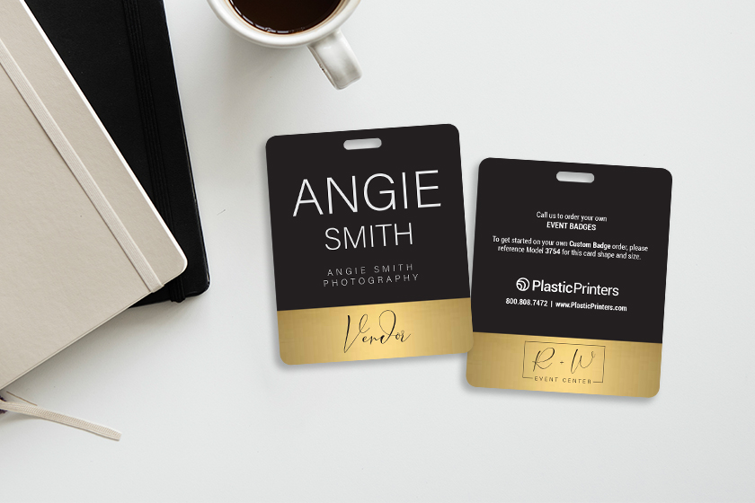 Event badge for a photographer