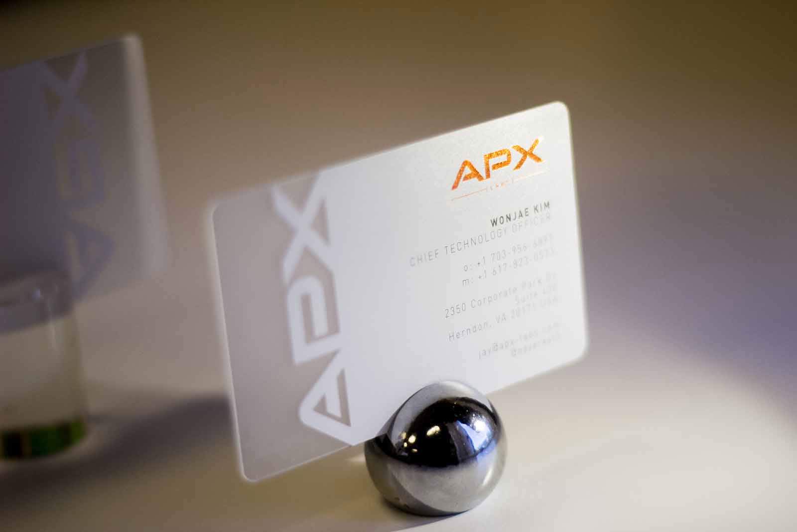 APX Frosted Satin Business Cards