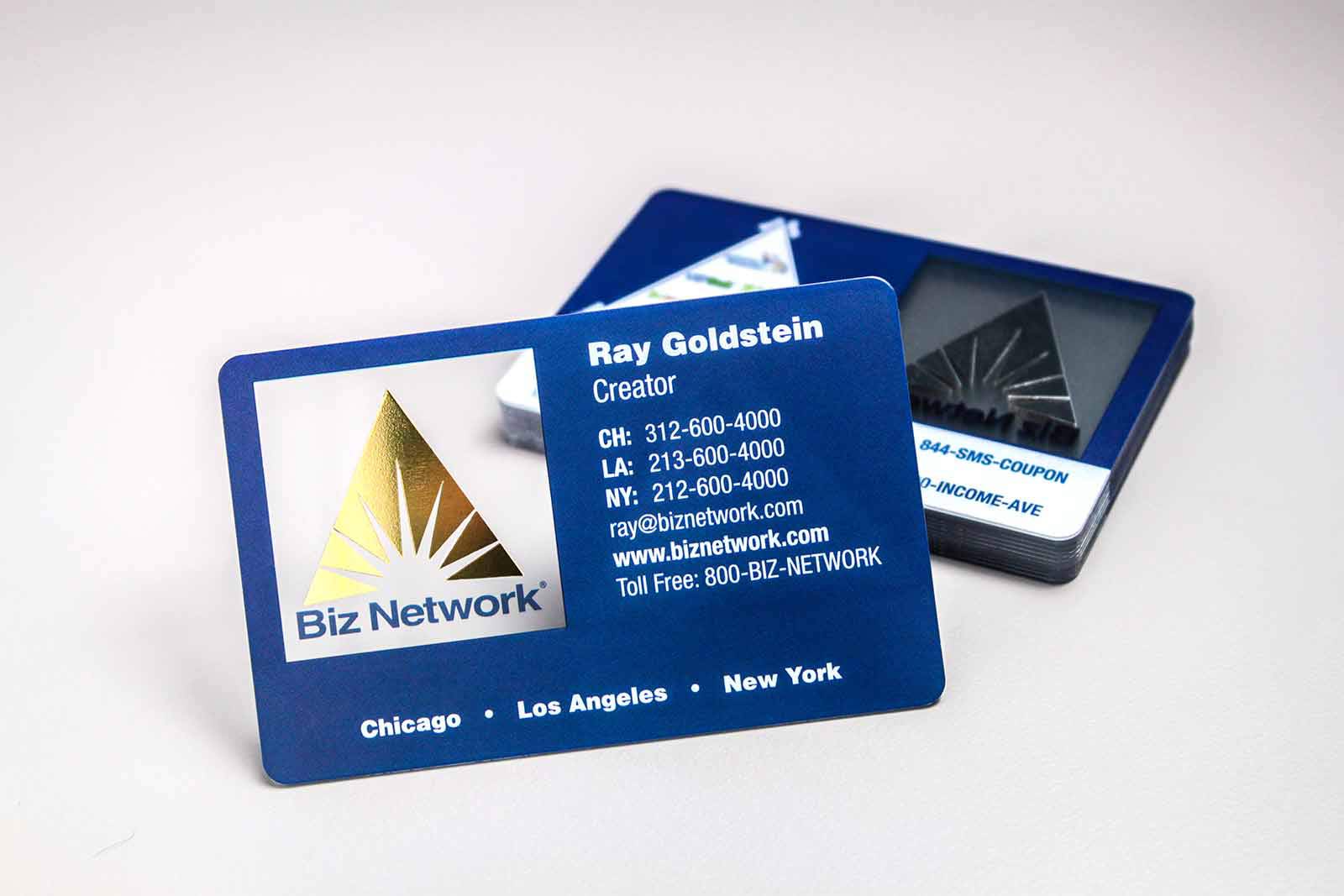 Biz Network Clear Business Cards