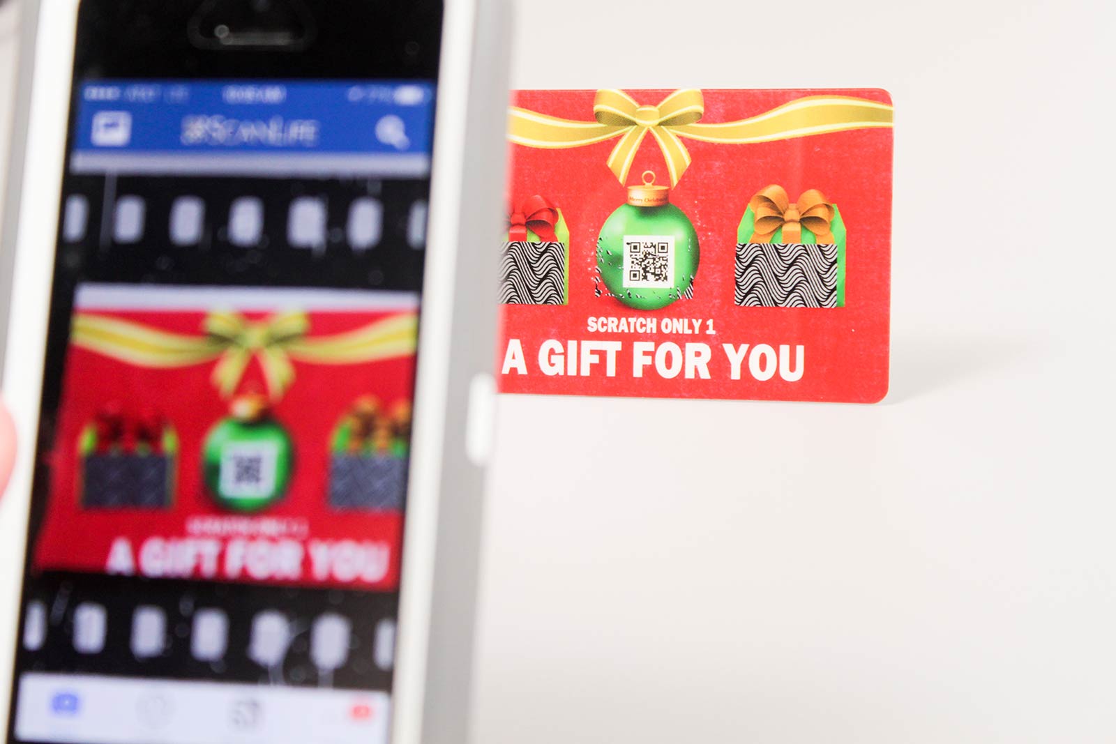 A Gift For You Scratch-Off Promo Cards