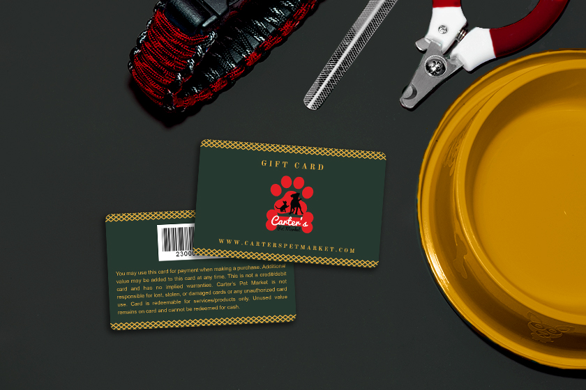Carter's Pet Market Gift Cards