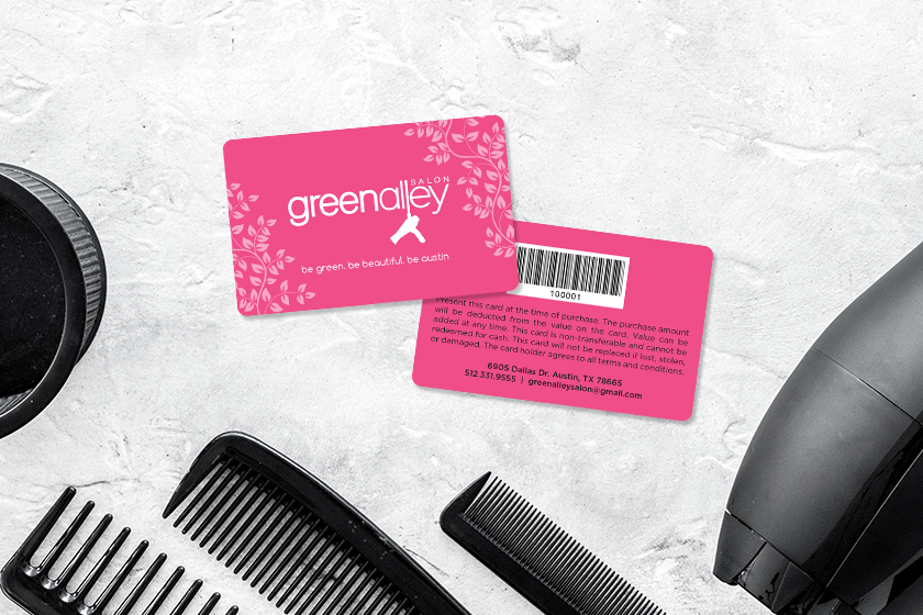Green Alley Salon Gift Cards