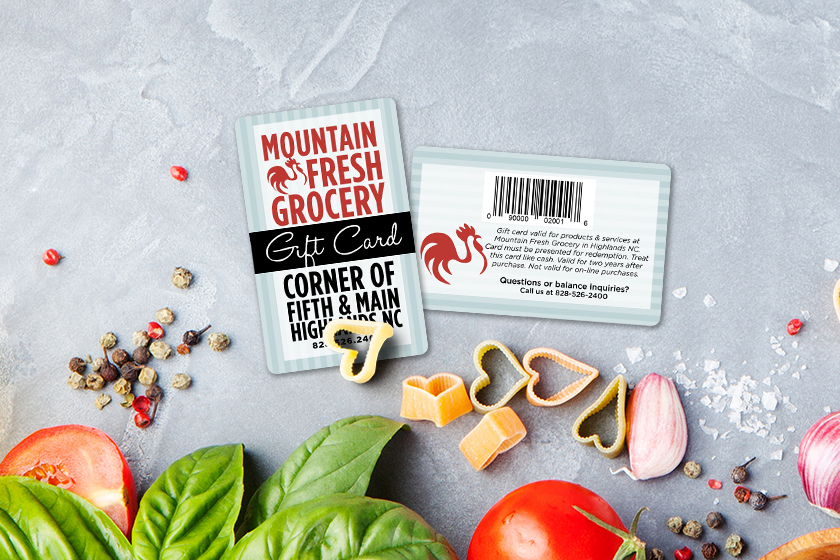 Mountain Fresh Grocery Gift Cards