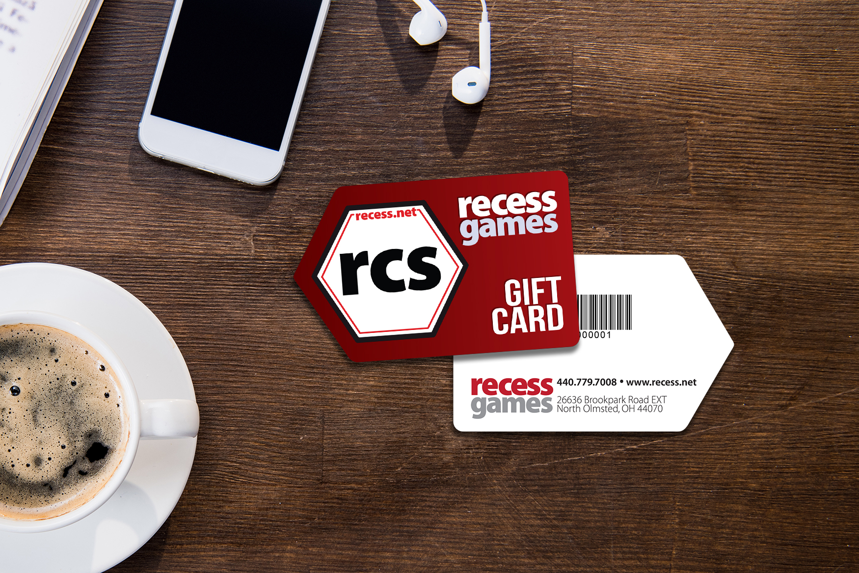 Recess Games Store Gift Cards