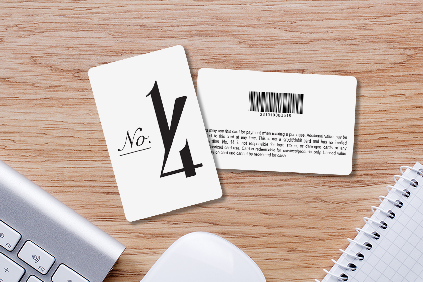Number 14 Retail Gift Cards