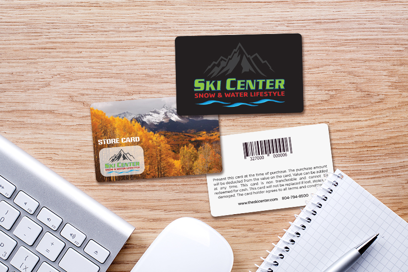 Ski Center Snow & Water Lifestyle Store Cards
