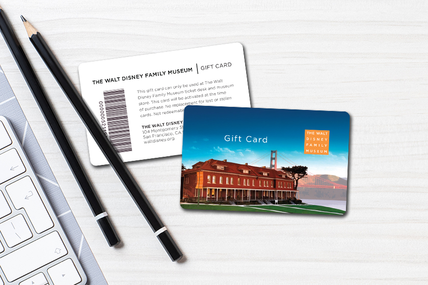 The Walt Disney Family Museum Gift Cards
