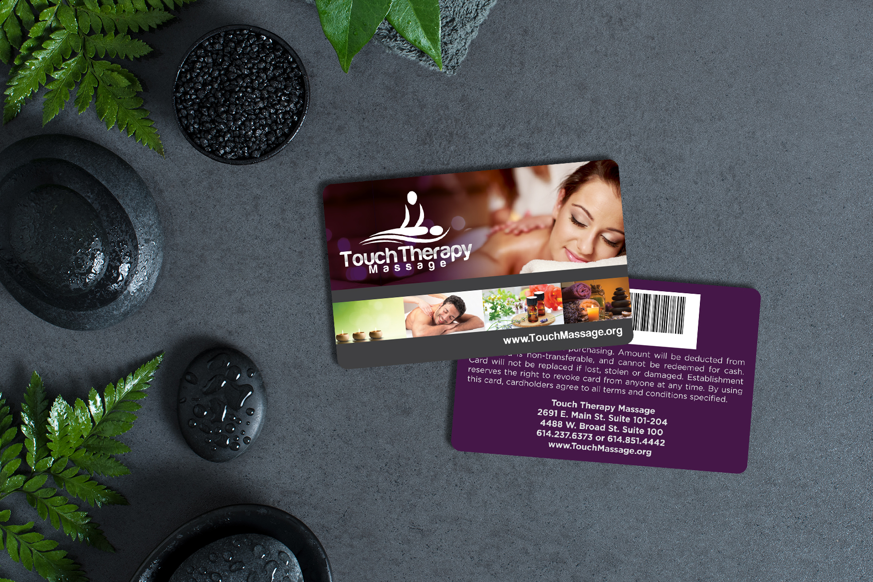 Touch Therapy Massage T Cards