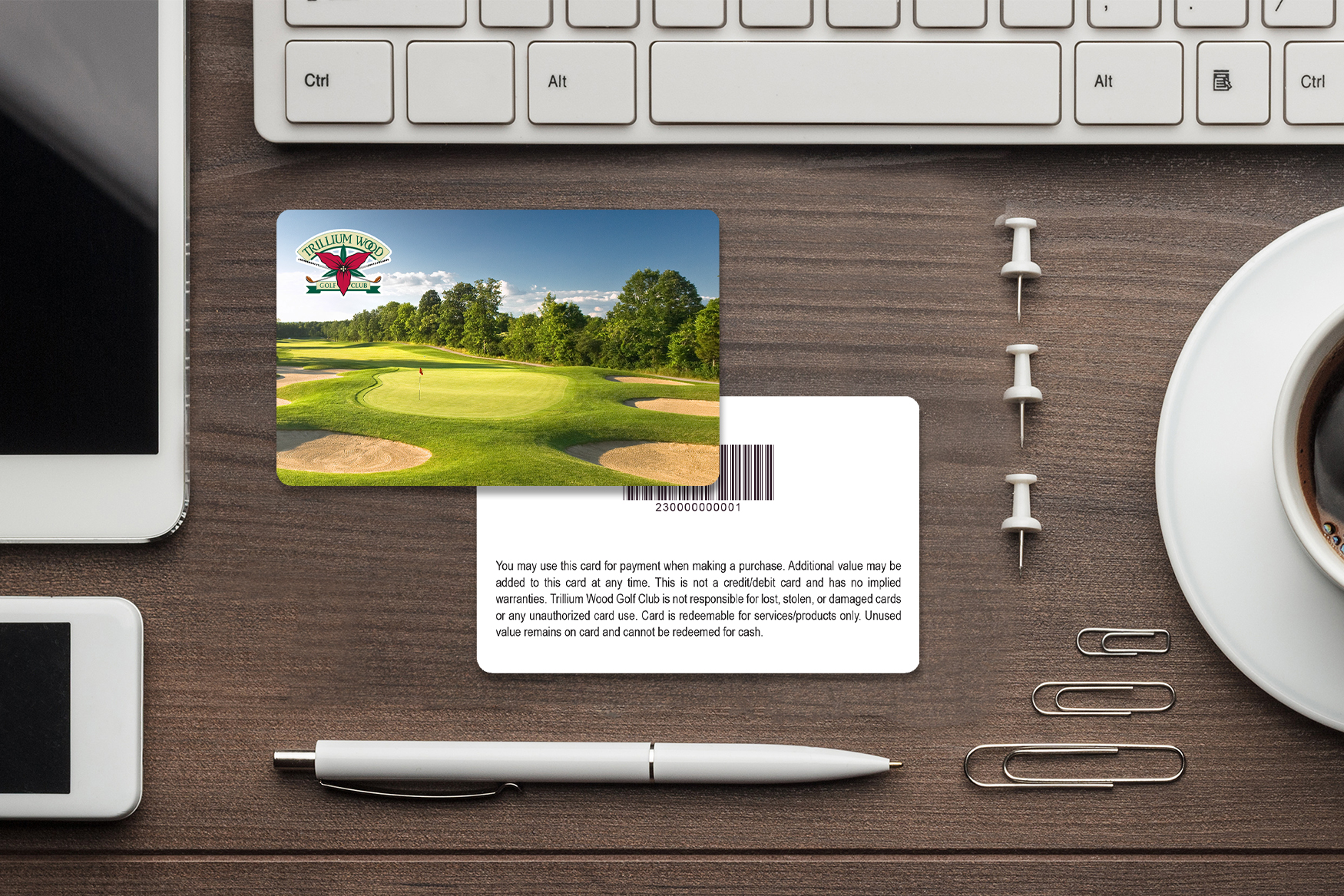 Trillium Wood Golf Club Gift Cards