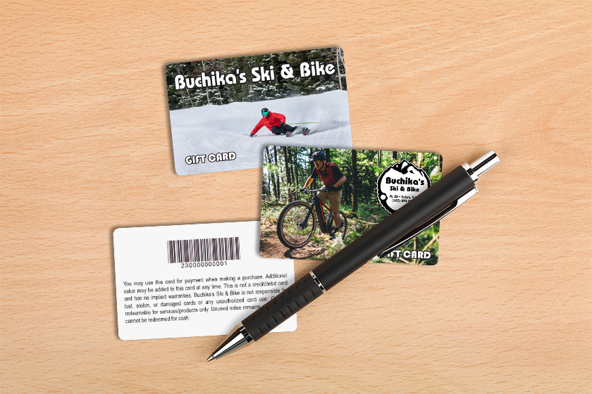 Buchika's Ski & Bike Gift Cards