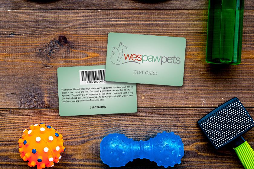 Wespaw Pets Gift Cards