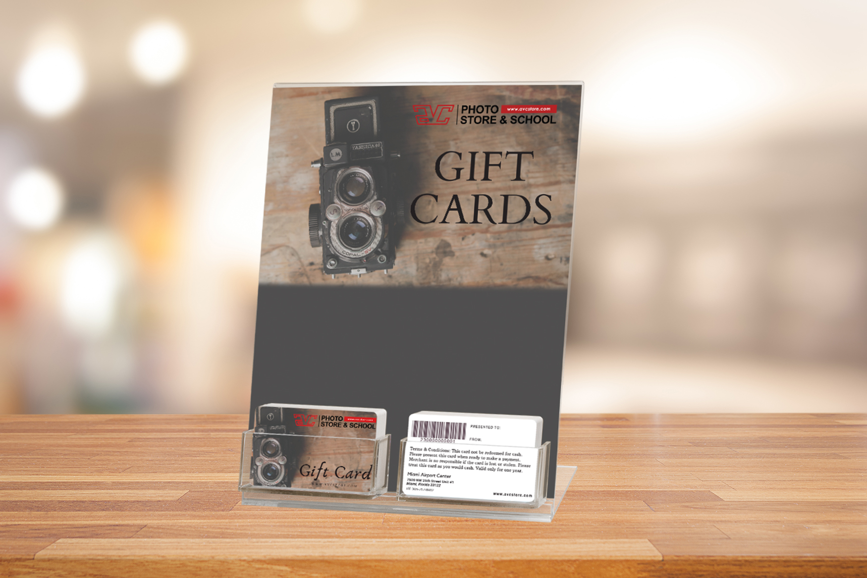 AC Photo Store & School Gift Cards